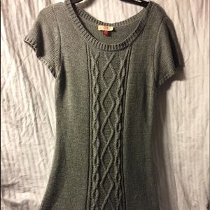 Women’s Gray sweater Mini dress Size XXL